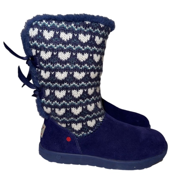 UGG Australia Heart Knotty Fair Isle Boots Size 4❤️ - Picture 4 of 14